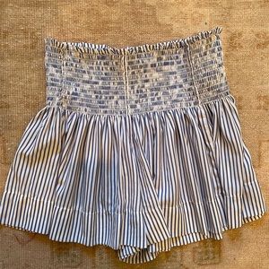 Koch Erica skirt size medium stripe blue white